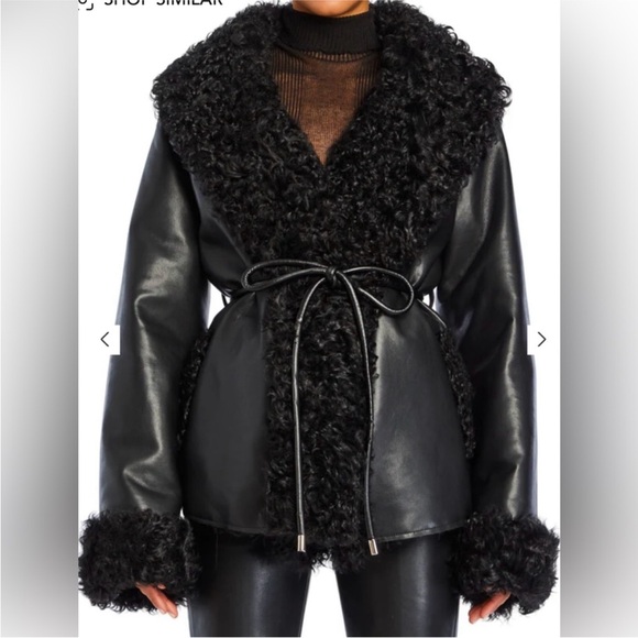 SER.O.YA Jackets & Blazers - SER.O.YA Roxanne Vegan Leather Jacket NWT Large